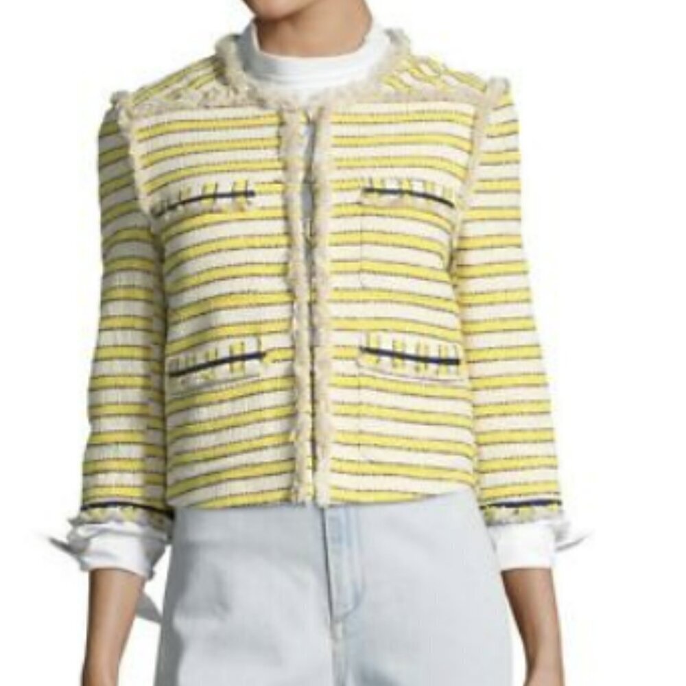 Veronica Beard Women's 8 Talie Tweed Blazer Jacket.